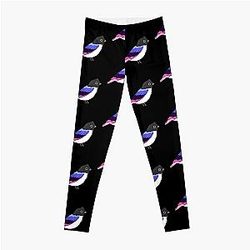 Omnisexual Leggings - Omnisexual Bird Omnisexual Pride Leggings RB1901