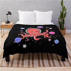 Omnisexual Blanket - Omnisexual Octopus Nello spazio Omnisessuale Pride Throw Blanket RB1901
