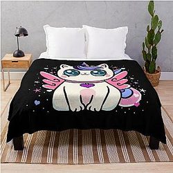 Omnisexual Blanket - Omnisexual Caticorn Omnisexual Pride Throw Blanket RB1901