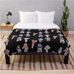 Omori Blanket - Omori Sticker Throw Blanket