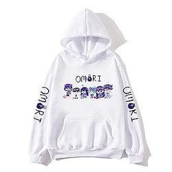 Omori Hoodies - Friends Logo Printed Pullover Hoodie