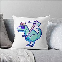Omori Pillows - OMORI Dino Sprite Throw Pillow