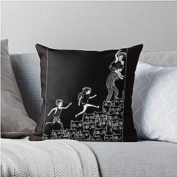 Omori Pillows - OMORI Stair cats Throw Pillow