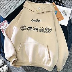 Omori Hoodies - All Characters Cartoon Printed Pullover Hoodie