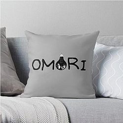 Omori Pillows - Omori balck and white 3 Throw Pillow