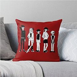 Omori Pillows - Omori balck and white 2 Throw Pillow