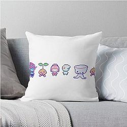Omori Pillows - Omori sprites Throw Pillow