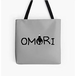 Omori Bags - Omori balck and white 3 All Over Print Tote Bag