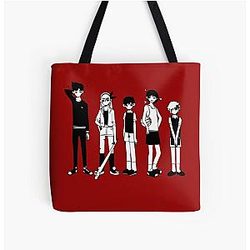 Omori Bags - Omori balck and white 2 All Over Print Tote Bag