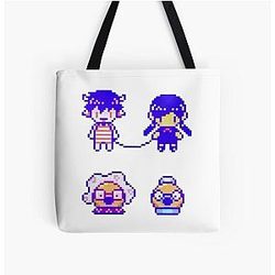 Omori Bags - Omori sprites x 4 All Over Print Tote Bag