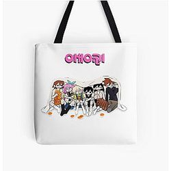 Omori Bags - Omori charcter Omori Basill sticker  All Over Print Tote Bag