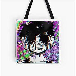 Omori Bags - Glitchy Omori All Over Print Tote Bag