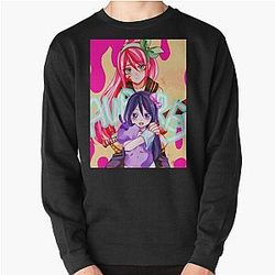 Omori Sweatshirts - Omori Mari And Sunny Pullover Sweatshirt