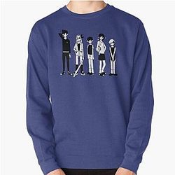 Omori Sweatshirts - Omori balck and white 2 Pullover Sweatshirt