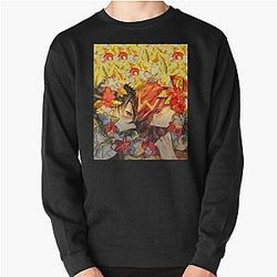Omori Sweatshirts - Omori Fanart Sticker Pullover Sweatshirt