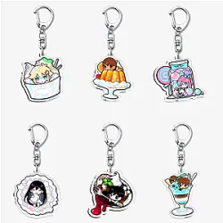 Omori Keychains - New 5cm Cool And Fun Pixel Acrylic Omori Game Keychain