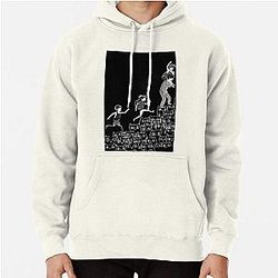 Omori Hoodies - OMORI Stair cats Pullover Hoodie