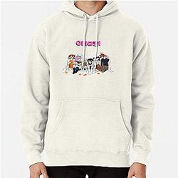 Omori Hoodies - Omori charcter Omori Basill sticker  Pullover Hoodie