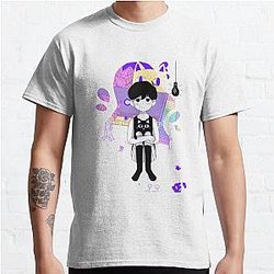 Omori T-Shirts - Omori sad boy-video game  Classic T-Shirt
