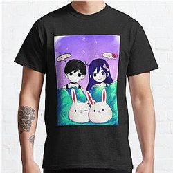 Omori T-Shirts - Omori Mari And Aubrey Sticker Classic T-Shirt