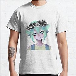 Omori T-Shirts - Basil flower crown Omori Classic T-Shirt