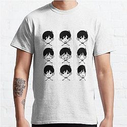Omori T-Shirts - Omori Stickers 6 in 1 Classic T-Shirt
