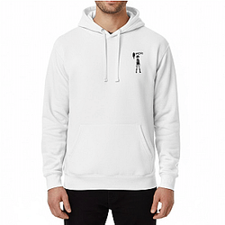 Omori Hoodie White Minimal Design