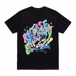 Vibrant Graffiti Graphic Tee LA1207 Omori T-Shirts