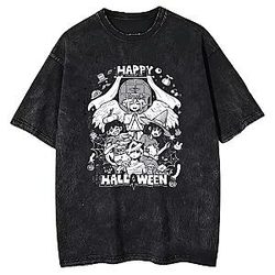 Vintage Halloween PTTT2508 Washed  Omori T-Shirts