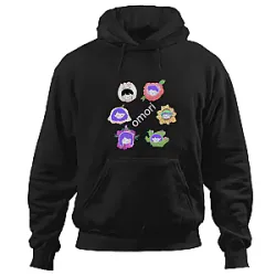 Floral Character PTTT2508  Omori Hoodies