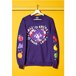 Omori Sweatshirts - ALL IT COSTS IS YOUR LOVE Pullover Sweater