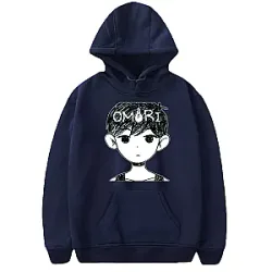 Omori Hoodies - Anime Printed Graphic Pullover Hoodie