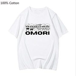 Omori T-Shirts - Omori Game Chibi Graphic Print Classic T-shirt