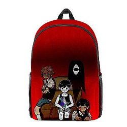 Omori Backpacks - Omori Game Printed Red Lightweight Backpack