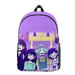 Omori Backpacks - Omori Friends Purple Lightweight Backpack