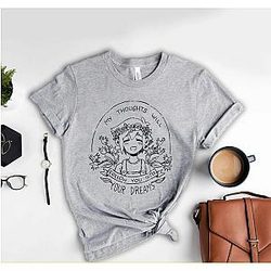 Omori T-Shirts - Omori My Thoughts Classic Grey Casual T-Shirt