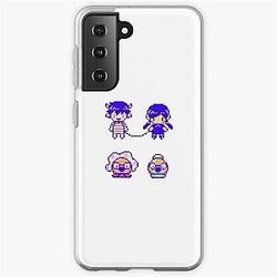 Omori Cases - Omori sprites x 4 Samsung Galaxy Soft Case