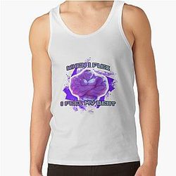 Omori Tank Tops - When i flex i feel my best OMORI Tank Top
