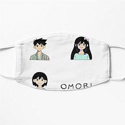 Omori Face Masks - Omori set  Flat Mask