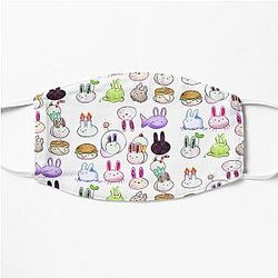 Omori Face Masks - OMORI Bunnies! Flat Mask