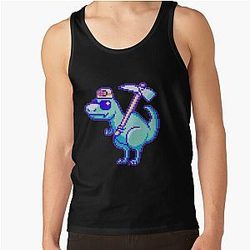 Omori Tank Tops - OMORI Dino Sprite Tank Top