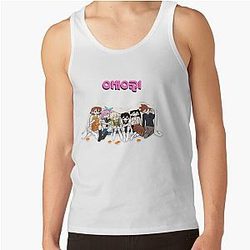 Omori Tank Tops - Omori charcter Omori Basill sticker  Tank Top