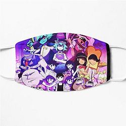Omori Face Masks - Omori Sticker Flat Mask
