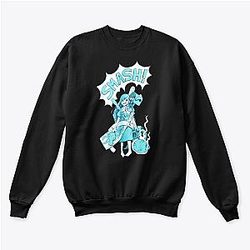Omori Sweatshirts - Smash Game Printed Pullover Sweatshirt