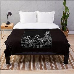 Omori Blanket - OMORI Stair cats Throw Blanket