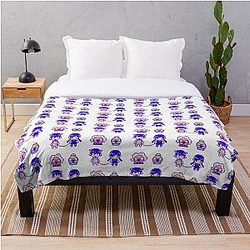 Omori Blanket - Omori sprites x 4 Throw Blanket