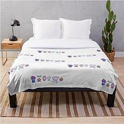 Omori Blanket - Omori sprites Throw Blanket
