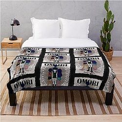 Omori Blanket - Omori Aubrey Sticker Throw Blanket