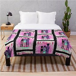 Omori Blanket - Omori Mari And Sunny Throw Blanket