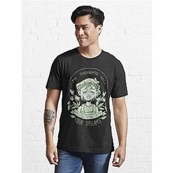 Omori My Thoughts Will Follow You Into Your Dreams Basil T-Shirt Premium Merch Store